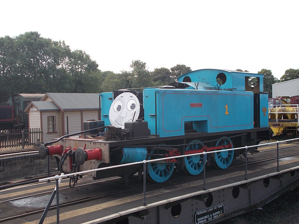 Hudswell Clarke No. 1800 portraying Thomas at Wansford, Nene Valley Railway. This heritage locomotive is not an LB&SCR E2.
