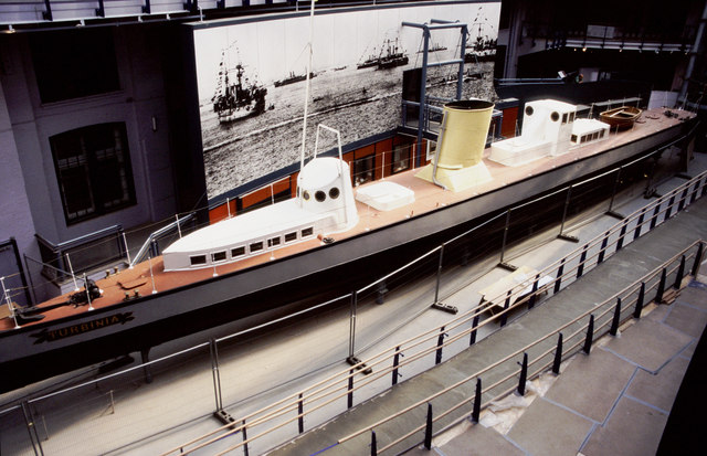 The surviving ship displayed at the Discovery Museum.