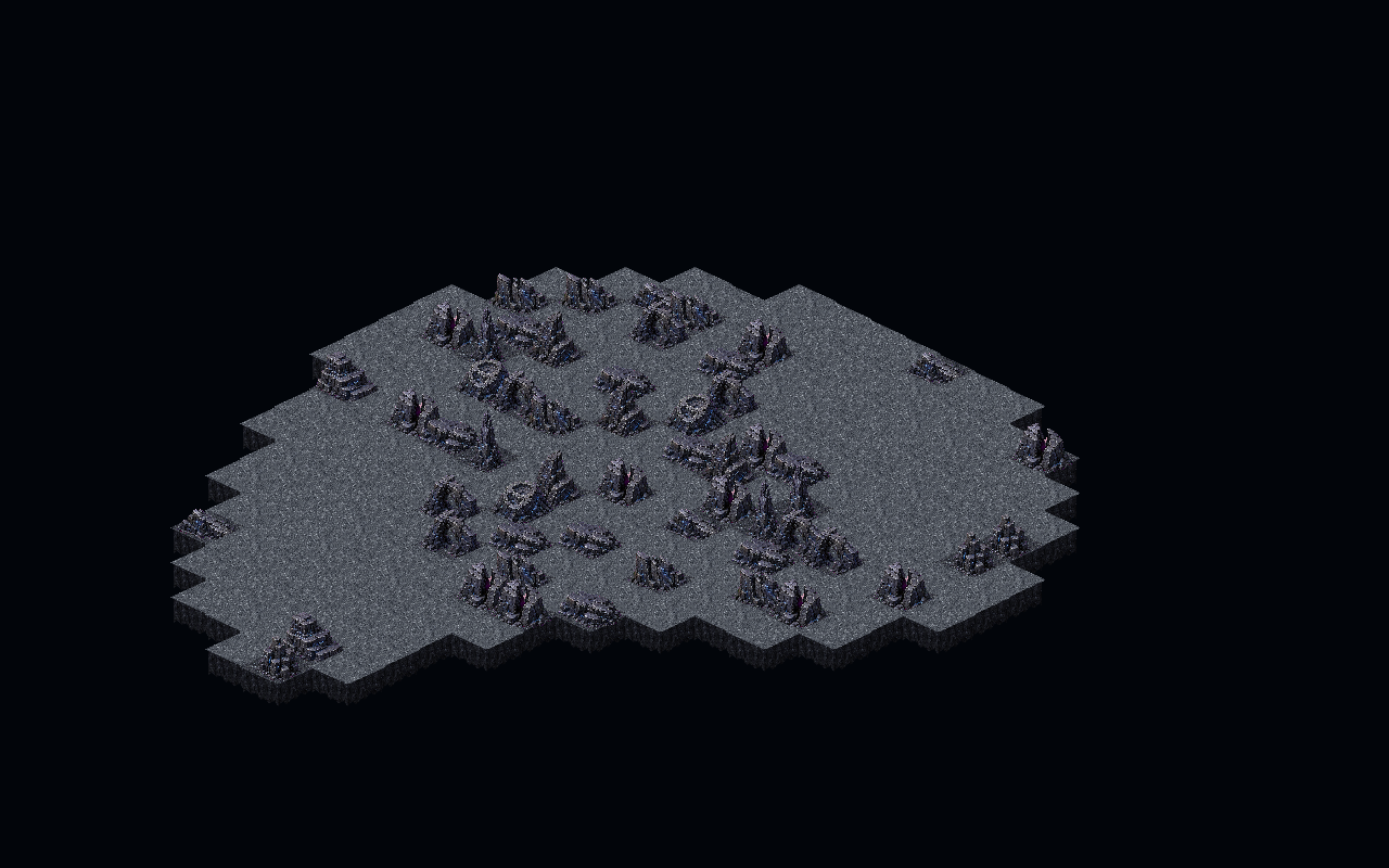 Asteroid #0, rendered from the original <code>ASTEROIDMAPS</code> table with the HD terrain kit. This is the
